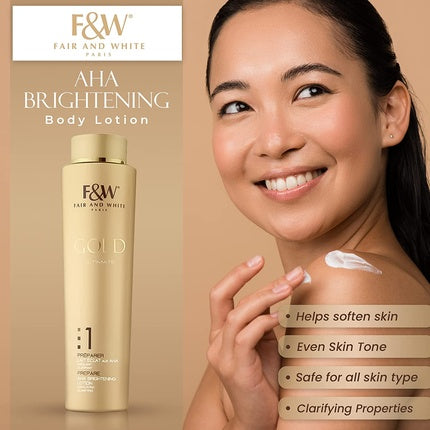 Lotion Corp Fair & White Gold Ultimate AHA Brightening Lotion, 476g