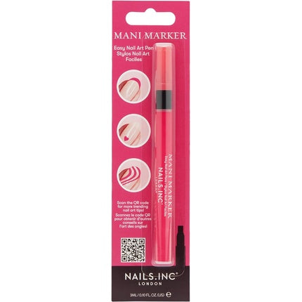 Marker unghii, Nails Inc, Mani Marker, roz 9ml