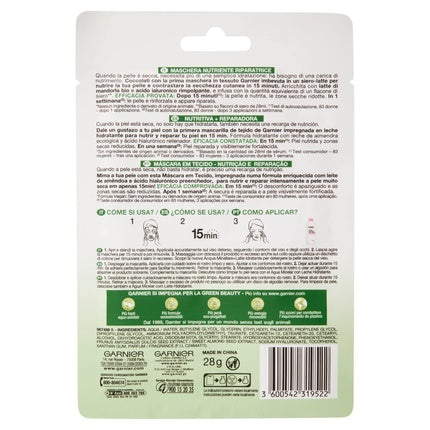 Masca hidratantă, Garnier, Nutri Bomb, vegetariană