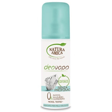 Deodorant Spray Natura Amica Deovapo Neutro 100 ml alb și turcoaz