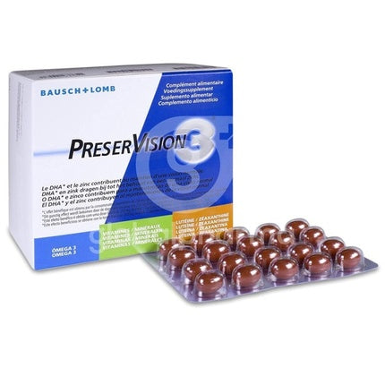 Supliment alimentar Bausch+Lomb PreserVision 3, cutie de 180 capsule