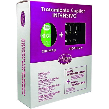 Șampon Nuranza Anticădere cu Placenta, 100ml, Set Tratament