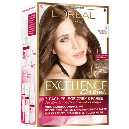 L'Oréal Paris Excellence Creme Hair Color 6 Deschis Blond