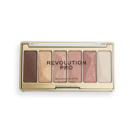 Set umbre pentru ochi Revolution Pro, Moments Bewitching, paletă cu 6 culori, ambalaj auriu