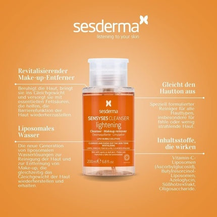 Demachiant lichid, Sesderma, Sensyses Lightening, 200ml