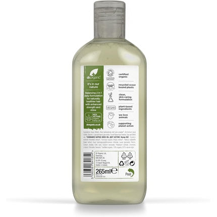 Șampon 2 în 1, Dr Organic, ulei de cânepă, 265ml