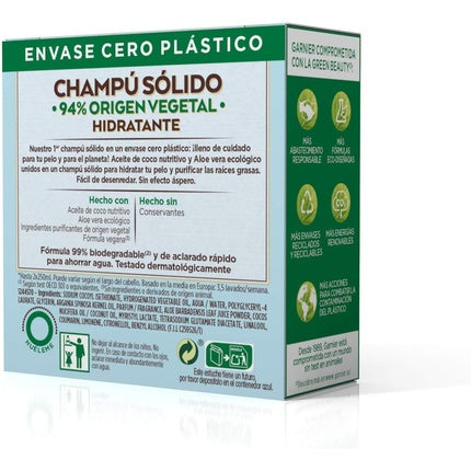 Șampon solid, Garnier, Original Remedies, cocos și aloe, 60g