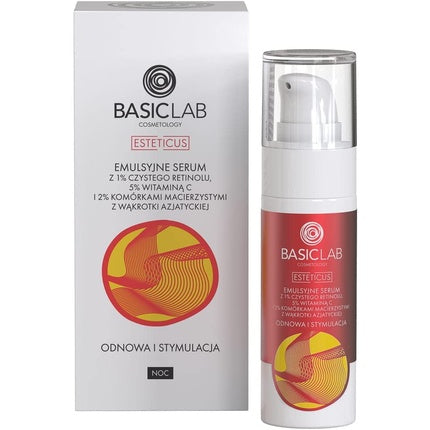 Ser Emulsie, Basiclab, 1% Retinol 30ml