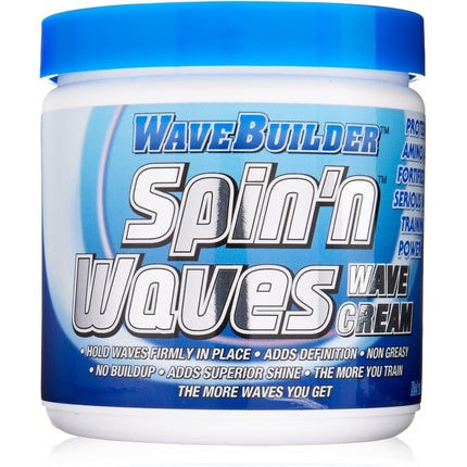 Cremă de stilaj păr WaveBuilder Spin'n Waves, 227g, albastru