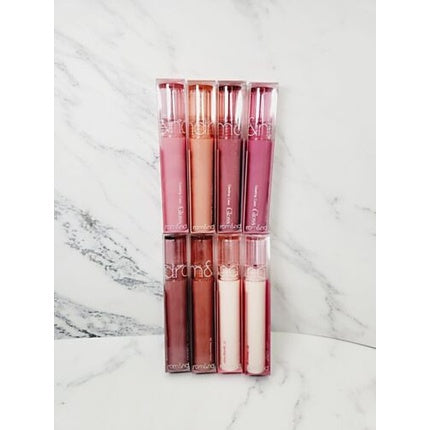 Rom&Nd Glasting Color Gloss, set de 8 culori, ambalaj transparent