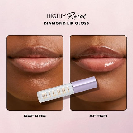 Lip Gloss, Milani, Highly Rated Diamond, transparent