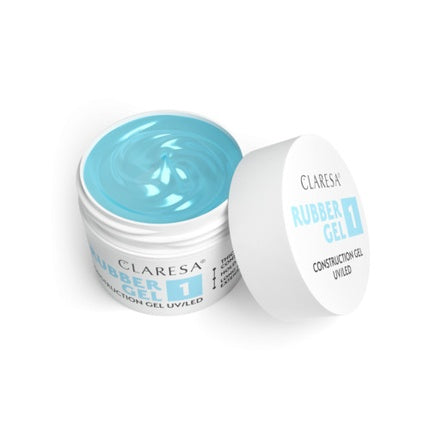 Gel Constructor Rubber Gel 1, Claresa, 12g, culoare albastru
