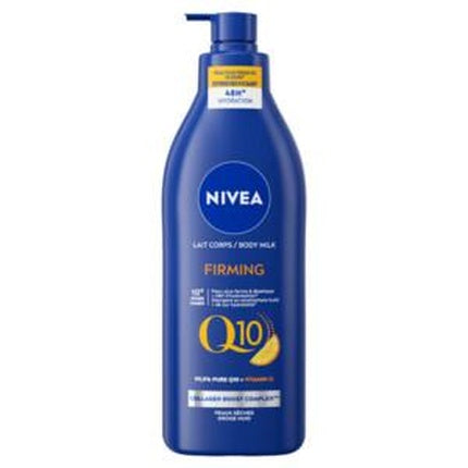 Lichid de corp hidratant Nivea Body Milk Firming Q10 + Pump