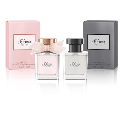 Set cadou parfum bărbătesc S.Oliver, For Him, gri
