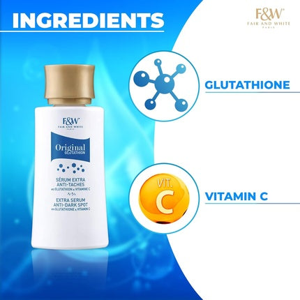 Serum Anti-Pete, Fair & White, Original Glutathione, Glutationă și Vitamina C