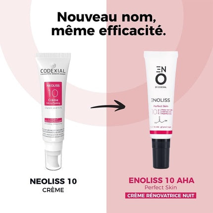 Cremă de noapte Codexial Enoliss Perfect Skin micro-peeling AHA 30ml