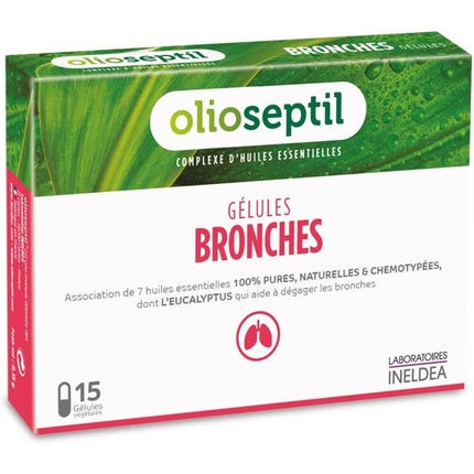 Supliment alimentar Olioseptil Bronchus, 15 capsule
