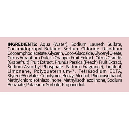 Gel de duș, Dicora Urbanfit, Citrus & Peach, 750ml