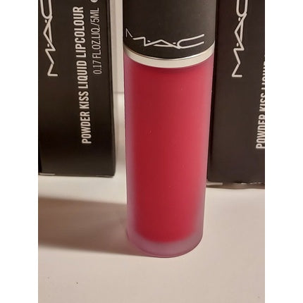 Ruj lichid mat, MAC Powder Kiss Liquid Lipcolour Ruby Boo, 0.17oz