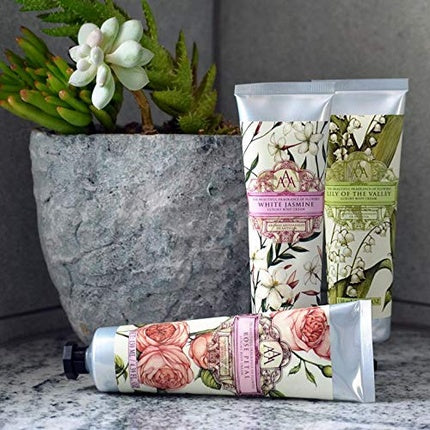 Crema de corp Floral Luxury White Jasmine cu unt de shea, 130ml