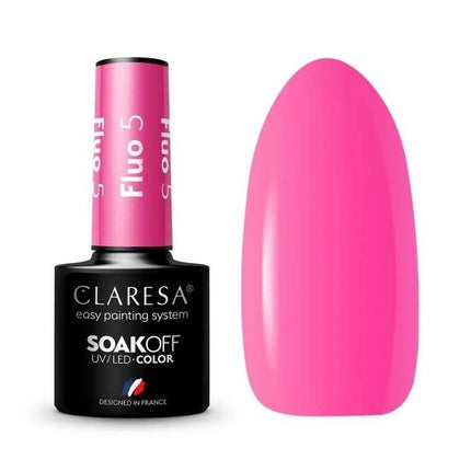 Lac de unghii, Claresa, Fluo UV, 5ml