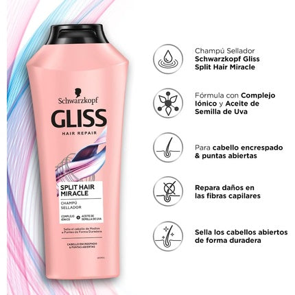 Șampon Gliss Split Hair Miracle, 250ml