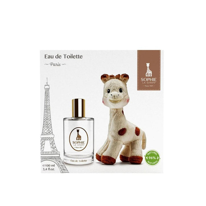 Set apă de toaletă Sophie la Girafe Paris, pentru băieți: 100 ml + pluș Sophie La Girafe