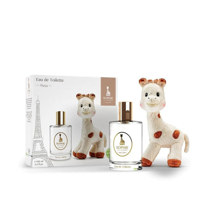 Set apă de toaletă Sophie la Girafe Paris, pentru băieți: 100 ml + pluș Sophie La Girafe