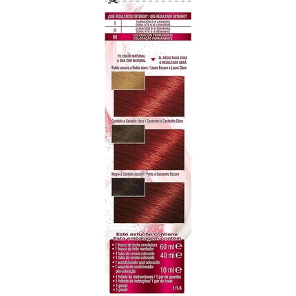 Vopsea păr, Garnier, Color Sensation 6.60, roșu intens