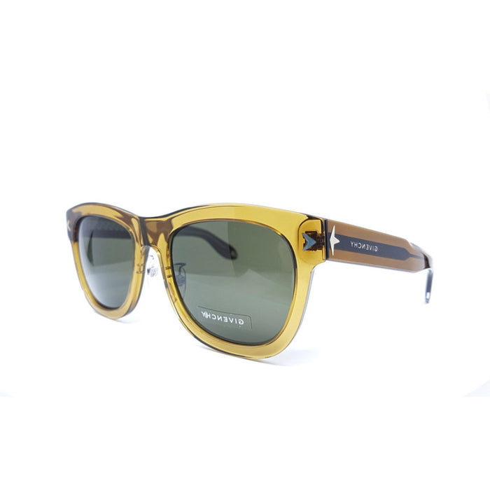 Ochelari de soare Givenchy, ramă galbenă, lentile verzi
