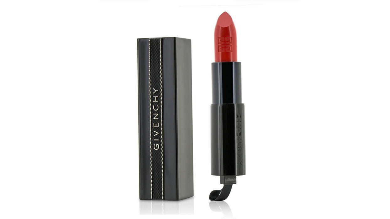 Ruj cremos Givenchy Rouge Interdit, finisaj satinat, nuanța 16 Coral Décolleté, 3,4 g, tester