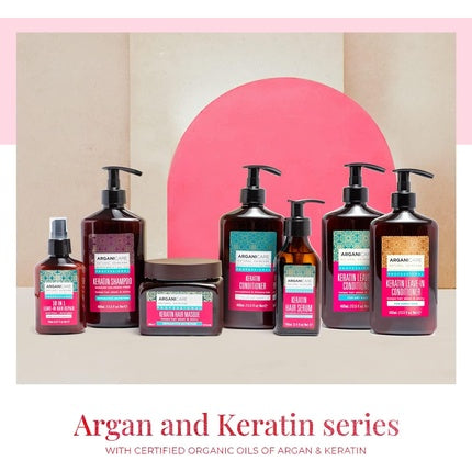 Balsam Leave-in, Arganicare, Keratin, 400ml, pentru păr uscat