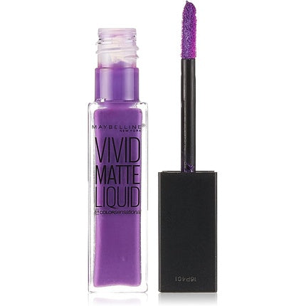 Ruj lichid mat Maybelline Color Sensational, violet viu