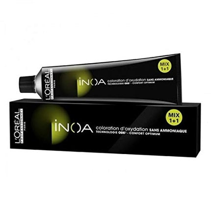 Vopsea de păr, L'Oreal, iNOA 2 Black Brown, 60 ml