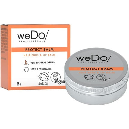 Balsam pentru buze și vârfuri, weDo Professional, Protect Balm, 25g, argintiu