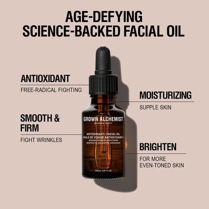 Ulei facial, Grown Alchemist, Antioxidant+, 25mL