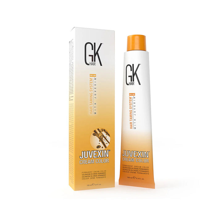 Vopsea permanentă de păr Global Keratin Cream Colour, nuanța 8.12 Pearl Light Blonde, 100 ml