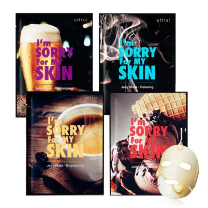 Ultru I'm Sorry For My Skin Relaxing Jelly Mask, 120 Hour Water Jelly Mask, 32 g, Verde