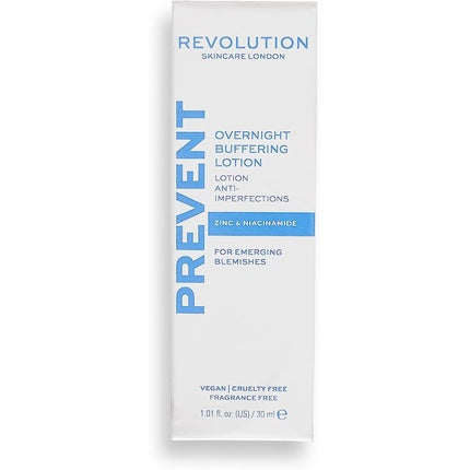 Loțiune corp, Revolution Beauty, Overnight, alb