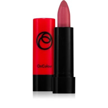 Ruj Oriflame On Colour, roz, capac roșu și negru