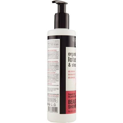 Gel de duș Organic Shop Lotus și Shea Superb Silk Beauty, 280ml