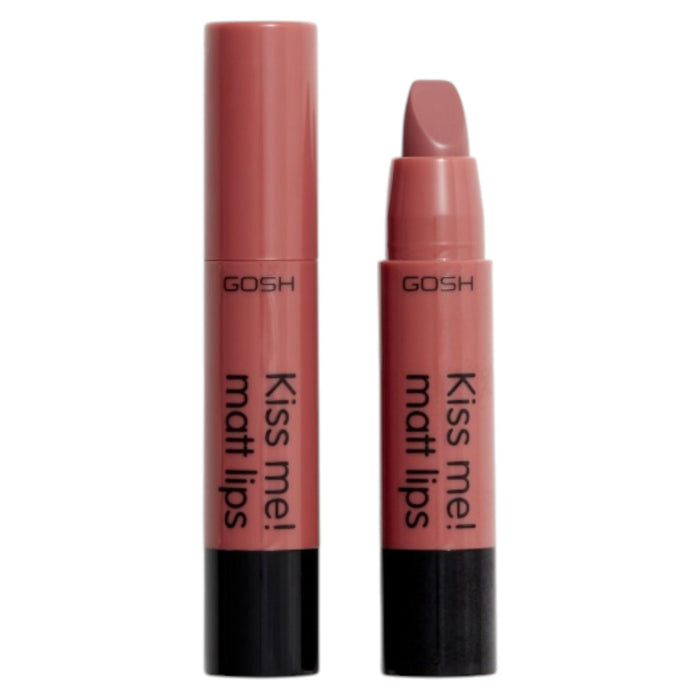 Ruj mat Gosh Kiss Me!, nuanța 008 Natural Kiss, 2 g, tester