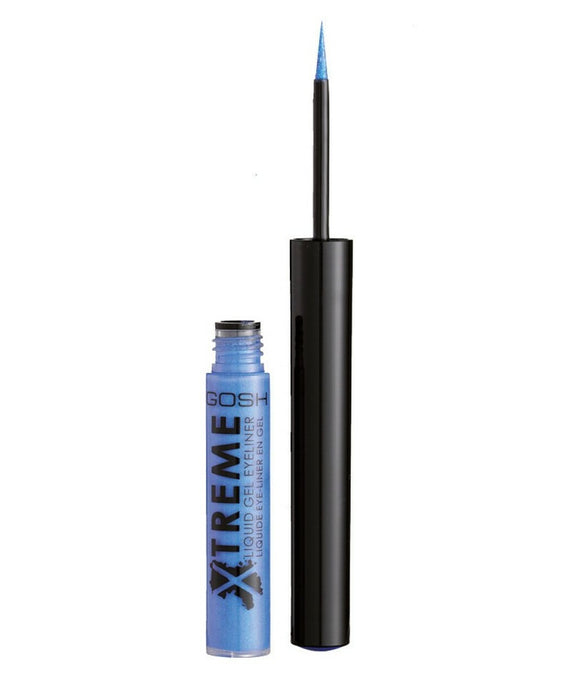 Tuș de ochi lichid Gosh Xtreme, rezistent la apă, nuanța 008 Albastru regal, 1,7 ml, tester