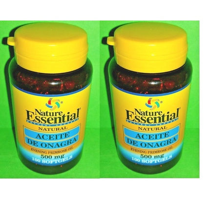 Ulei esențial Primrose, Nature Essential, 500mg, 100 capsule