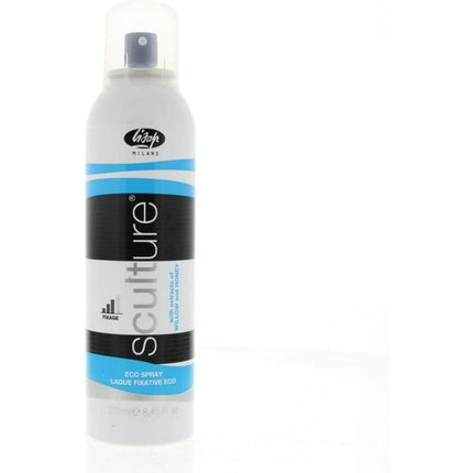 Spray Fixare Păr, Lisap Sculptures Eco Spray Strong Fixing 250ml, Alb cu Accente Albastre