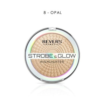 Revers Strobe & Glow Highlighter Powder, 08 Opal, 8 g