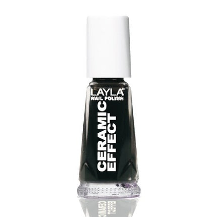Lac de unghii, Layla Cosmetics, Ceramic Effect, negru