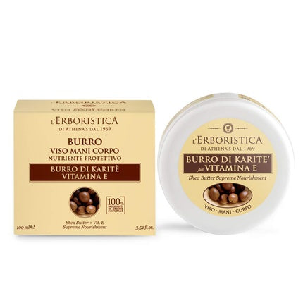 Unt de corp L'Erboristica, Shea, Vitamina E, 100ml