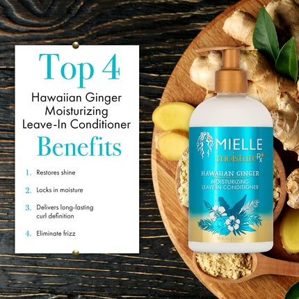 Condicionator fără clătire Mielle Organics Hawaiian Ginger 12oz