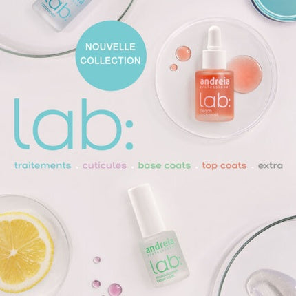 Tratament unghii, Andreia Professional, LABOR, peach, transparent